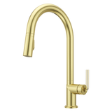 Tenet 1-Handle Pull-Down Kitchen Faucet in Brushed Gold