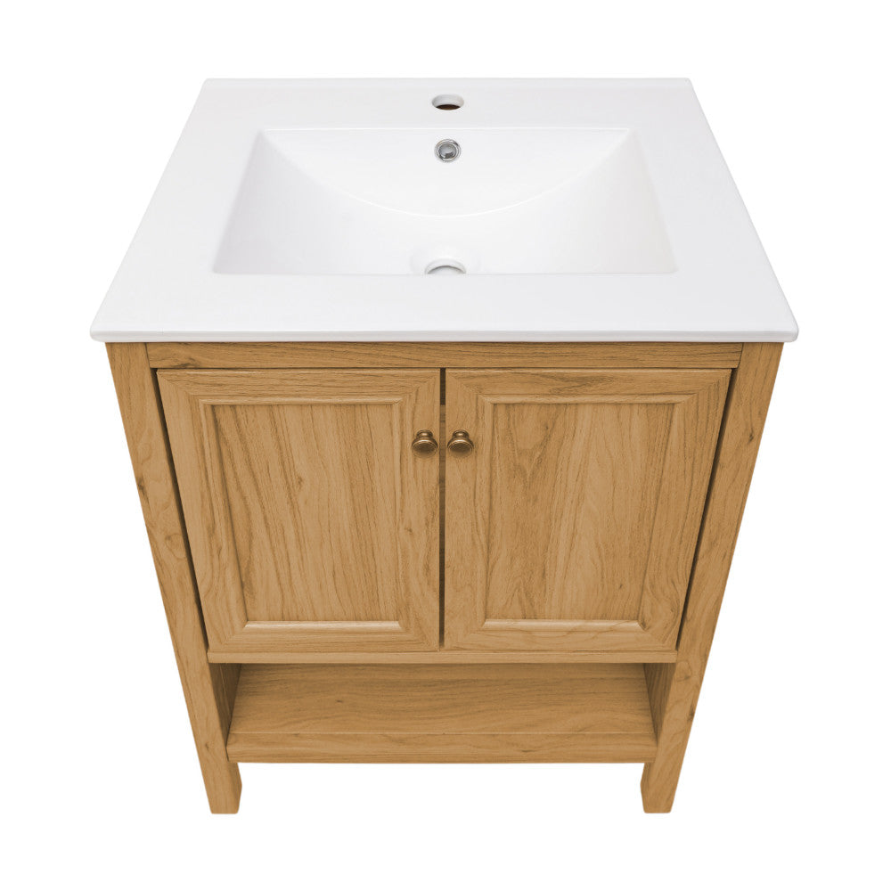 Chateau 24" Bathroom Vanity in Natural Oak