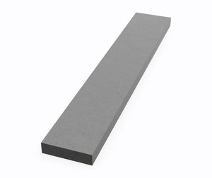 Swanstone VT19-SS 3/4" 3" x 18" Sidesplash - 17" & 19" Ellipse Vanity Tops in Ash Gray VT00019SS.203