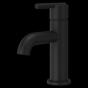 Brislin Single Control 4" Centerset Bathroom Faucet in Matte Black