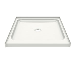MAAX 145027-000-002-583 SPL 3636 AFR AcrylX Alcove Shower Base with Center Drain in White