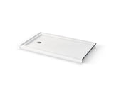 MAAX 106762-000-002-001 Icon 6036 AcrylX Alcove Shower Base with Left-Hand Drain in White