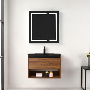 Blossom Bergen 30" Vanity with Dual LED Illumination - Adjustable Lighting and Sleek Storage Design