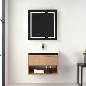 Blossom Bergen 30" Vanity with Dual LED Illumination - Adjustable Lighting and Sleek Storage Design