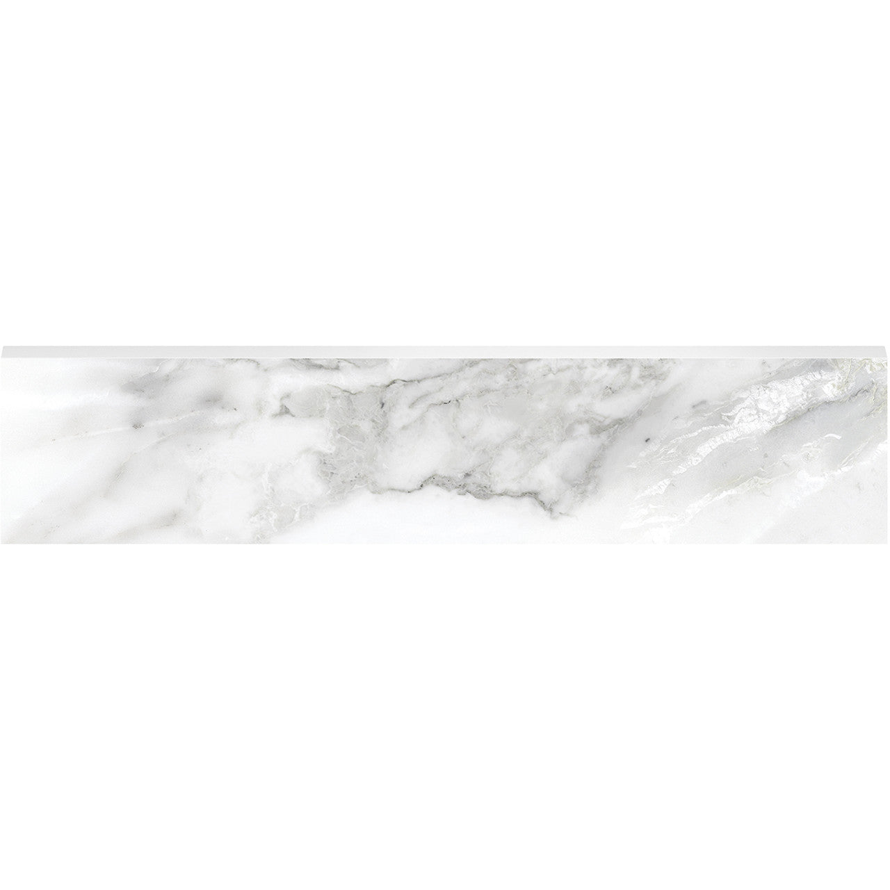 Anatolia Tile 3X12 Bn La Marca Arabescato Honed & Rectified Bullnose 4502-0290-0 Arabescato 3x12 Honed - premium natural stone mosaic tile from Anatolia Tile, available at PoshHaus showroom in Keene, NH