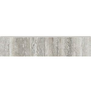 Anatolia Tile 3X12 Bn Lamarca Travertino Polished & Rectified Bullnose4502-0287-0 *Old   See An3Bbnltrp-N Travertino Instrata 3x12 Bullnose Polished - premium natural stone mosaic tile from Anatolia Tile, available at PoshHaus showroom in Keene, NH
