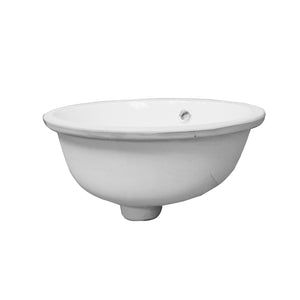 Luann 16" oval Undercounter Basin