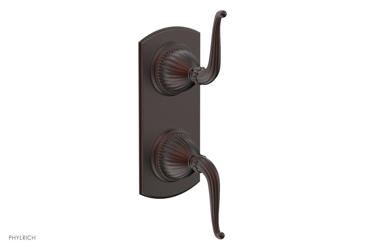 Phylrich 4-376-05W Georgian & Barcelona Volume Control/Diverter Trim - Lever Handle 4-376 - Weathered Copper