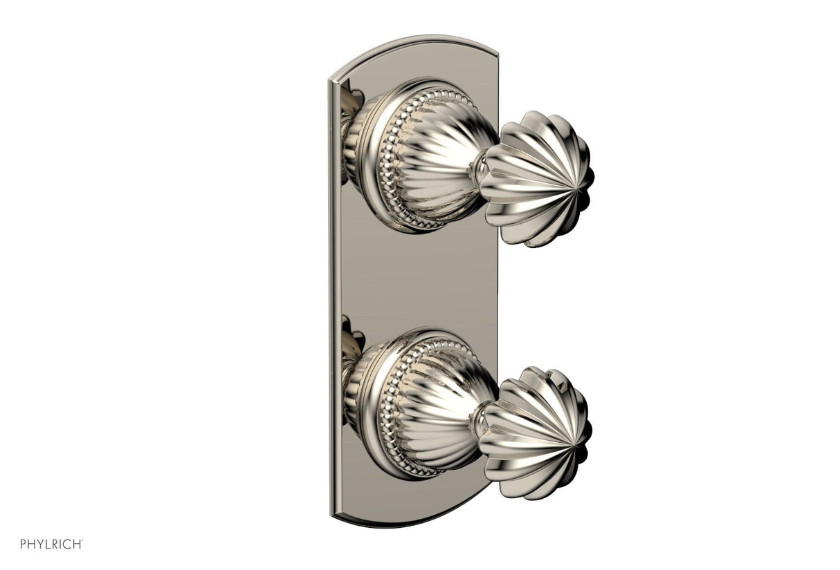 Phylrich 4-382-014 Georgian & Barcelona Volume Control/Diverter Trim - Round Handle 4-382 - Polished Nickel