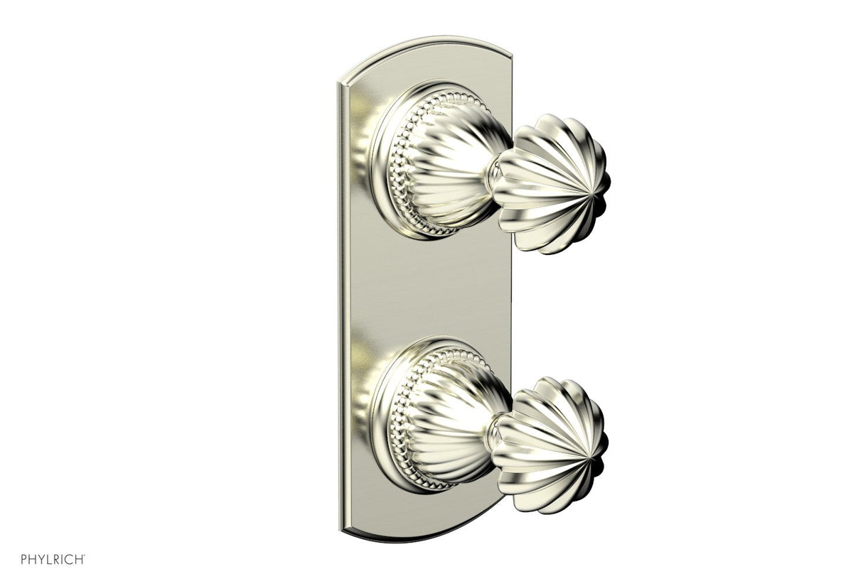 Phylrich 4-382-015 Georgian & Barcelona Volume Control/Diverter Trim - Round Handle 4-382 - Satin Nickel