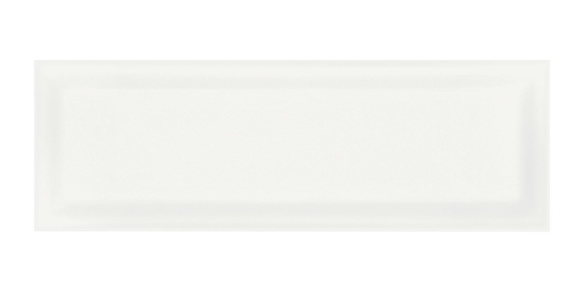 Anatolia Tile 4 X 12 Soho Canvas White Beveled Glossy Glazed Ceramic Wall Tile 4000-0173-0 Canvas White 4x12 Beveled - premium natural stone mosaic tile from Anatolia Tile, available at PoshHaus showroom in Keene, NH