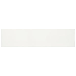 Anatolia Tile 4 X 16 Soho Canvas White Matte Glazed Ceramic Wall Tile 4000-0171-0 Canvas White 4x16 Matte - premium natural stone mosaic tile from Anatolia Tile, available at PoshHaus showroom in Keene, NH