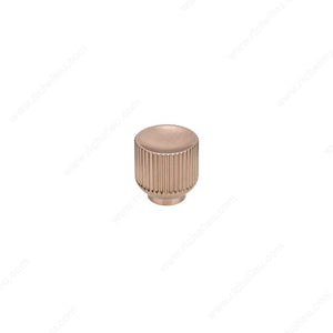 Richelieu 147226OBRZ Modern Metal Knob - 1472, Oriental Bronze, 1 1/32 in