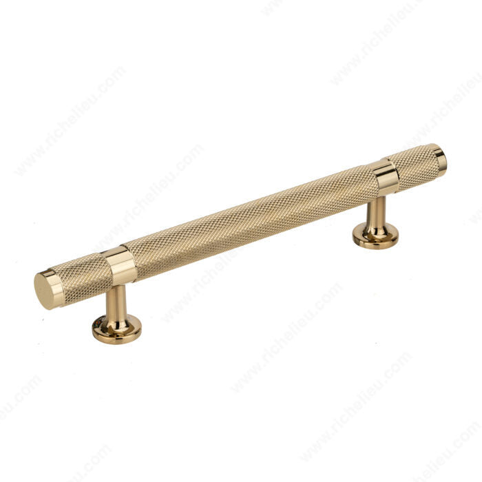 Richelieu 8997128195 Modern Metal Pull - 8997, Brushed Nickel, 5 1/32 in, 7 9/16 in