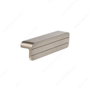 Richelieu 943164195 Modern Metal Pull - 9431, Brushed Nickel, Cup Pulls, 2 17/32 in, 3 5/16 in