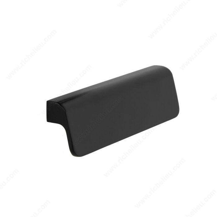 Richelieu 17436490 Modern Metal Pull - 1743, Black, 2 17/32 in, 3 5/32 in
