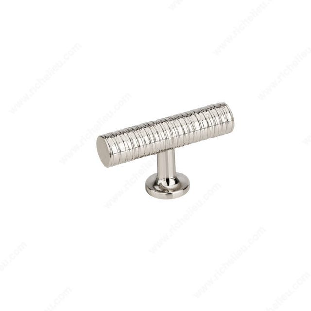Richelieu 920860180 Modern Metal Knob - 9208, Polished Nickel
