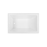 Voltaire 48" X 32" Left-Hand Drain Alcove Bathtub with Apron