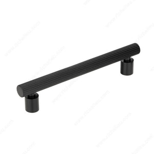 Richelieu 973012890 Modern Metal Pull - 9730, Black, 5 1/32 in, 6 7/32 in