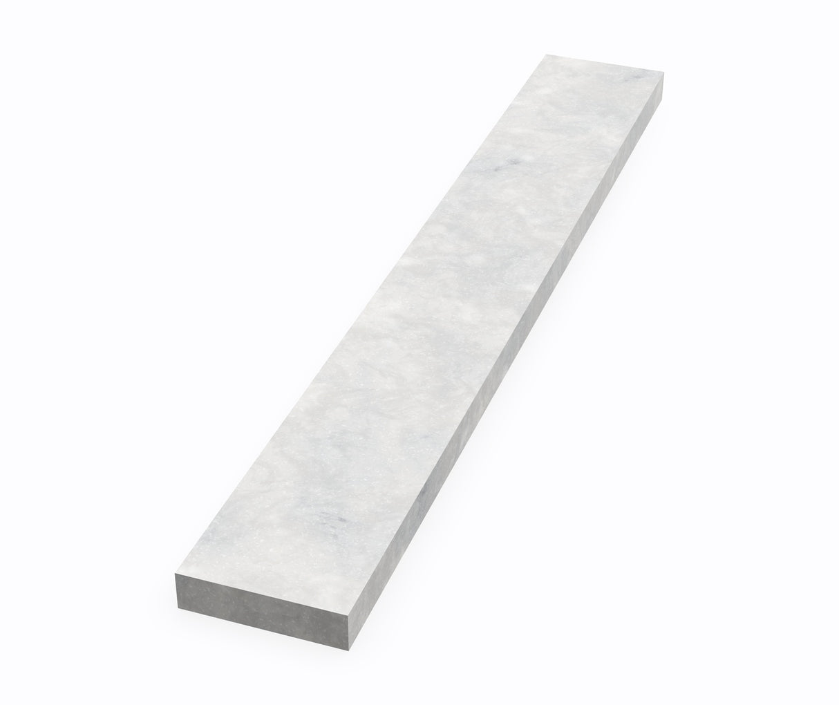 Swanstone VT-21-3SS 3/8" x 3" x 21" Sidesplash Ellipse Vanity Tops in Ice VT02103SS.130