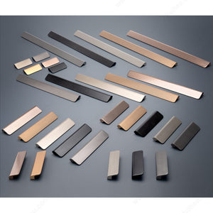 Richelieu 174364195 Modern Metal Pull - 1743, Brushed Nickel, 2 17/32 in, 3 5/32 in