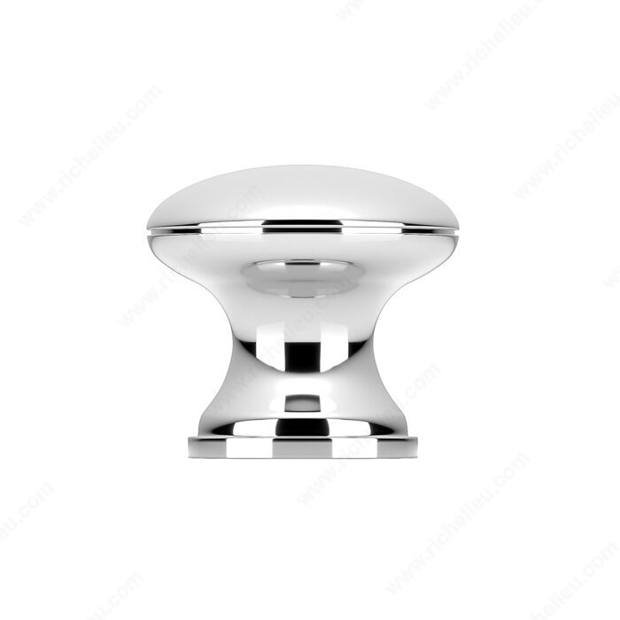 Richelieu BP62430140 Modern Plastic Knob - 62430