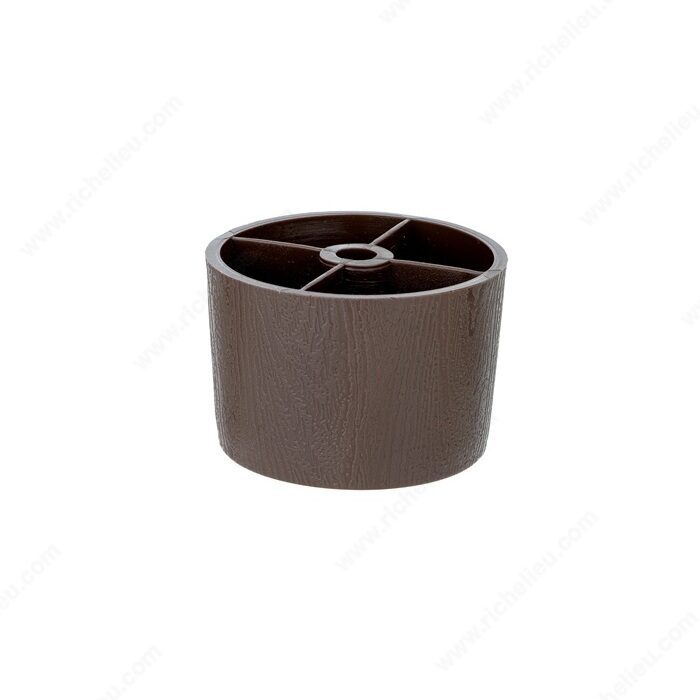 Richelieu 296915060 1-1/2" Dark Brown Plastic Leg