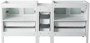 Fresca FCB62-301230WH Fresca Torino 72" White Modern Bathroom Cabinets
