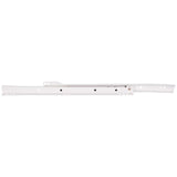 Hardware Resources 5055-R 22" (550 mm) Standard Duty Cream White Self-closing 3/4 Extension Side Mount Epoxy Slide, Split Slides in Bulk Pack Screws & Instruction Incl.