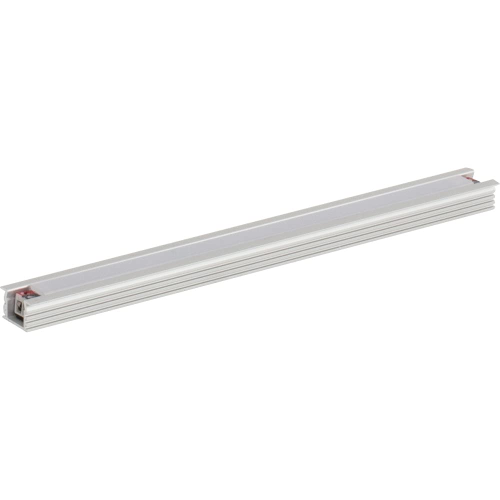 Task Lighting LR1PX12V12-02W3 8-5/8" 69 Lumens 12-volt Accent Output Linear Fixture, Fits 12" Wall Cabinet, 2 Watts, Recessed 002XL Profile, Single-white, Soft White 3000K