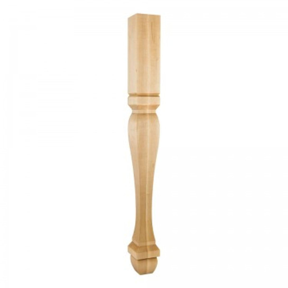 Hardware Resources P13-3.5-CH 3-1/2" W x 3-1/2" D x 35-1/2" H Cherry Footed Square Post