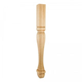 Hardware Resources P13-3.5-CH 3-1/2" W x 3-1/2" D x 35-1/2" H Cherry Footed Square Post