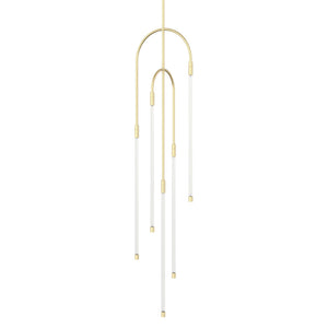 Alora PD317005NB HONOUR LED PENDANT NATURAL BRASS 50W 120VAC WITH LED DRIVER 2700K 90CRI