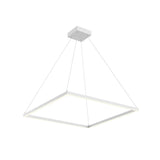 Kuzco PD88132-WH PIAZZA 32" PENDANT WH TEXTURED DOWN ONLY DUO CANOPY 930 TRIAC 120 65W