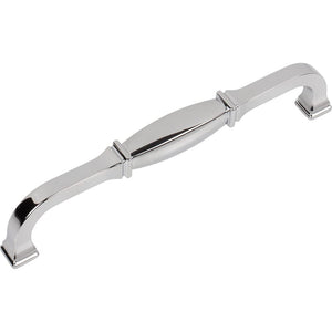Jeffrey Alexander 278-160PC 160 mm Center-to-Center Polished Chrome Audrey Cabinet Pull