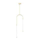 Alora PD317002NB HONOUR LED PENDANT NATURAL BRASS 20W 120VAC WITH LED DRIVER 2700K 90CRI