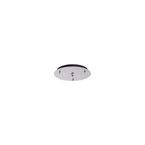 Kuzco CNP03AC-CH 3 Head Canopy SSL/SVT Wire CHROME