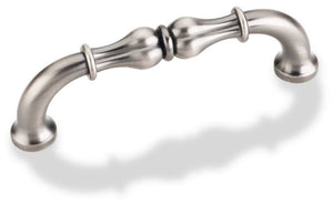 Jeffrey Alexander 818-96BNBDL 96 mm Center-to-Center Brushed Pewter Bella Cabinet Pull