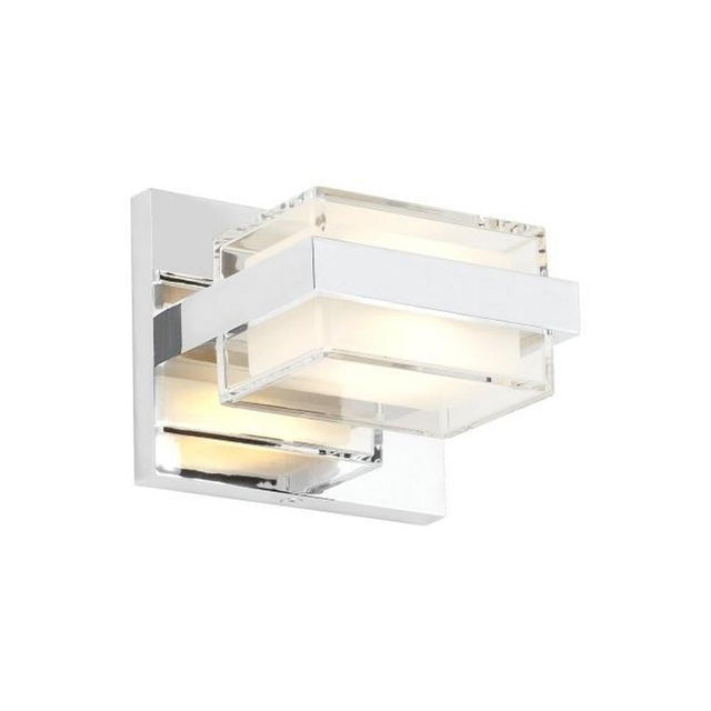 Tech Lighting 700BCKMD1C-LED930 Kamden - LED Bath Vanity, Choose Finish: Chrome Finish, Choose Lamping Option: LED 90 CRI 3000K 120V