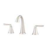 Signature Hardware 447900 Provincetown 1.2 GPM Widespread Bathroom Faucet with Metal Lever Handles and Pop-Up Drain Assembly