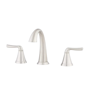 Signature Hardware 447900 Provincetown 1.2 GPM Widespread Bathroom Faucet with Metal Lever Handles and Pop-Up Drain Assembly