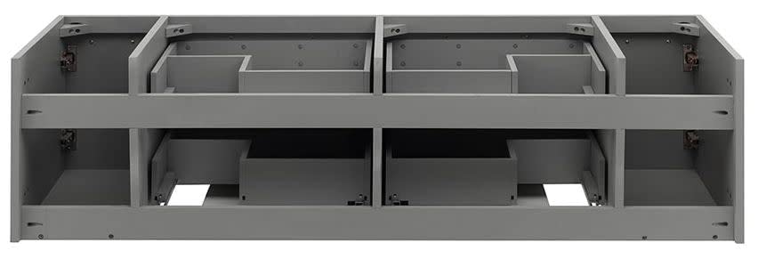 Fresca FCB6160RBL-VSL-D Fresca Lucera 60" Royal Blue Wall Hung Double Vessel Sink Modern Bathroom Cabinet
