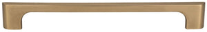 Jeffrey Alexander 286-192SN 192 mm Center-to-Center Satin Nickel Asymmetrical Leyton Cabinet Pull