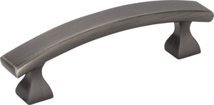 Elements 449-3BNBDL 3" Center-to-Center Brushed Pewter Square Hadly Cabinet Pull