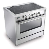 Verona VDFSEE365SS Designer 36" Electric Glass Top Range - Stainless Steel