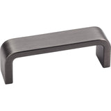 Elements 193-3BNBDL 3" Center-to-Center Brushed Pewter Square Asher Cabinet Pull