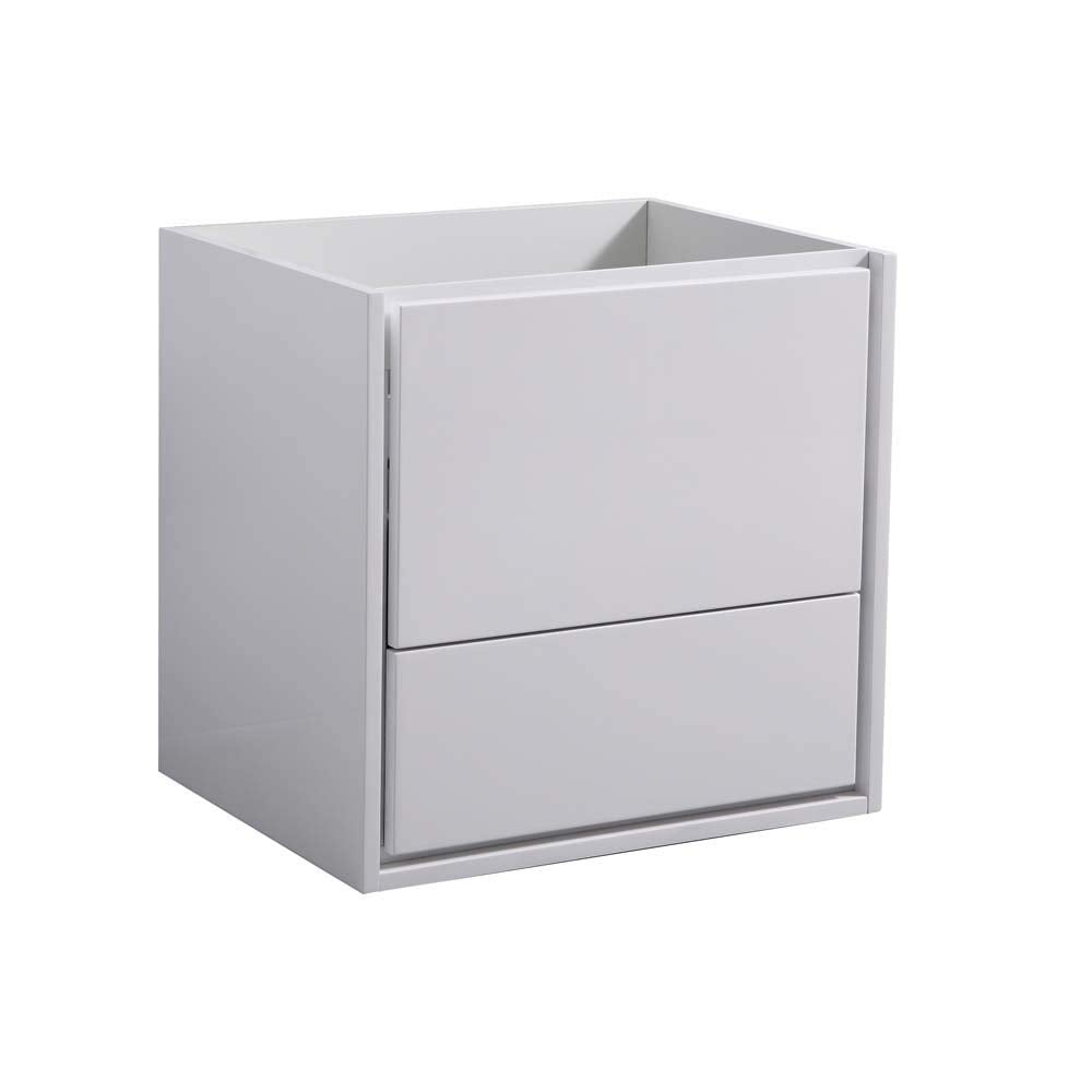 Fresca FCB9224WH Fresca Catania 24" Glossy White Wall Hung Modern Bathroom Cabinet