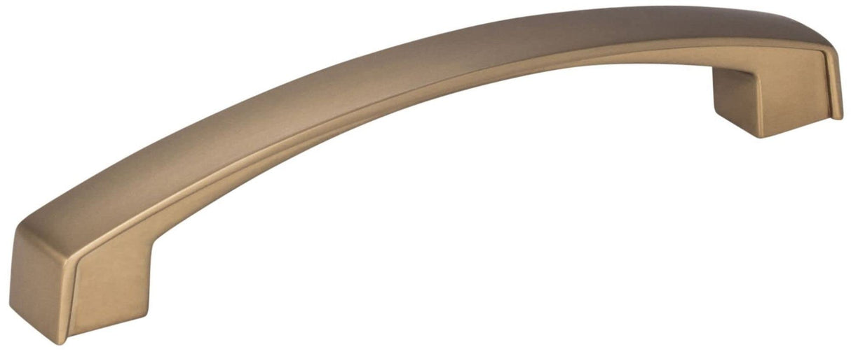 Jeffrey Alexander 549-128SBZ 128 mm Center-to-Center Satin Bronze Square Merrick Cabinet Pull