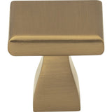 Elements 449SBZ 1" Overall Length Satin Bronze Square Hadly Cabinet Knob