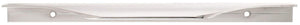 Amerock Cabinet Edge Pull Black Chrome 6-9/16 inch (167 mm) Center to Center Aloft 1 Pack Drawer Pull Drawer Handle Cabinet Hardware